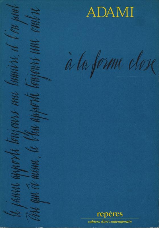 Adami : peintures / texte d'Anton Raphael Mengs cover