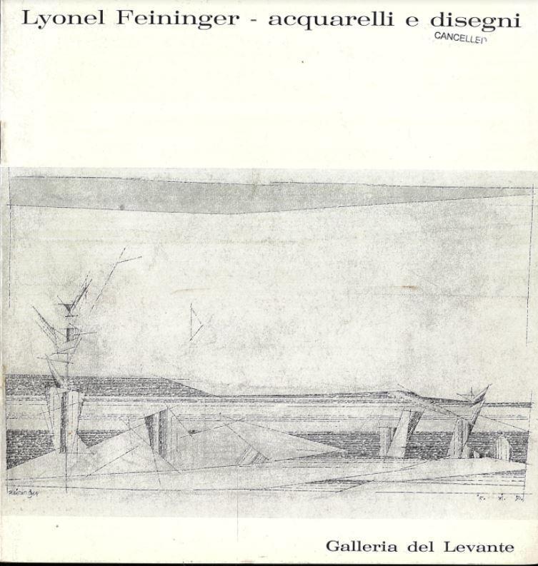 Lyonel Feininger : acquarelli e disegni cover