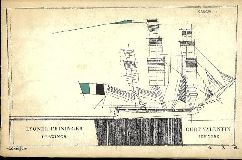 Lyonel Feininger : drawings cover