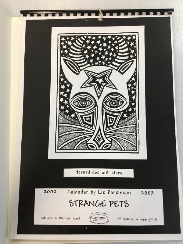 2002 Strange pets calendar / by Liz Parkinson cover