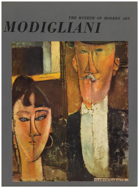 Modigliani : paintings, drawings, sculpture / introduction by James Thrall Soby cover
