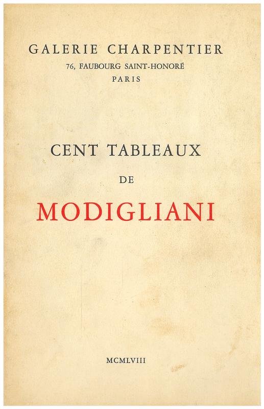 Cent tableaux de Modigliani cover