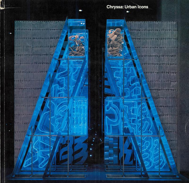 Chryssa : urban icons / introduction by Douglas G. Schultz cover