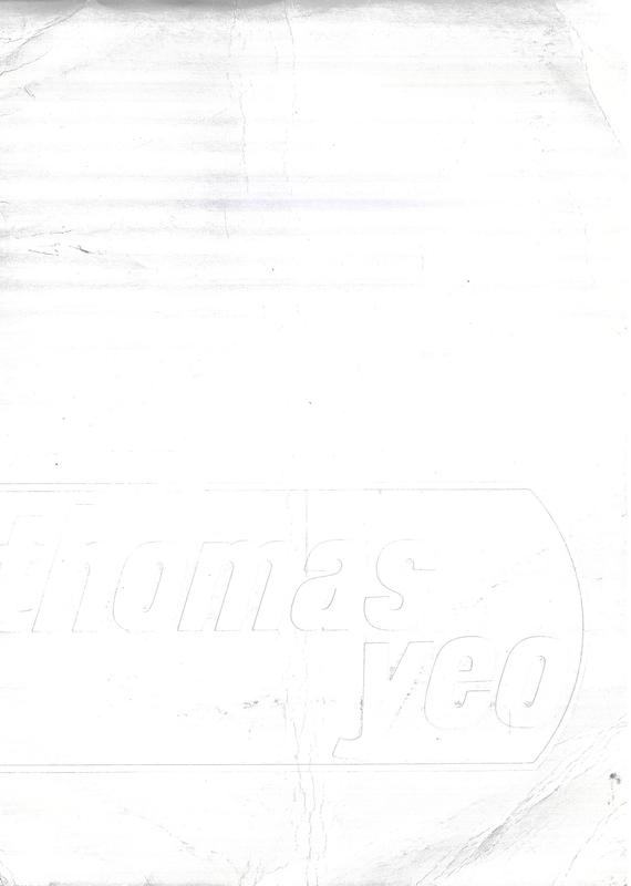 Aluminium reliefs and new paintings of Thomas Yeo cover