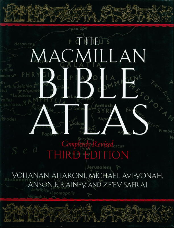 The Macmillan Bible atlas / Yohanan Aharoni and Michael Avi-Yonah cover