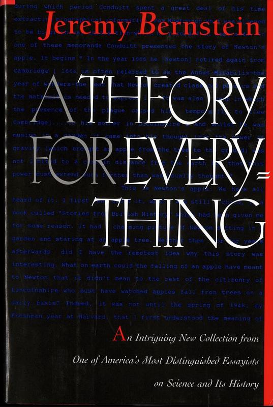 A theory for everything / Jeremy Bernstein cover