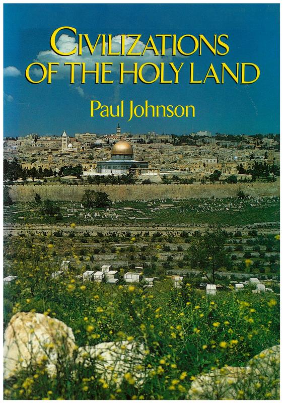 Civilizations of the Holy Land / Paul Johnson cover