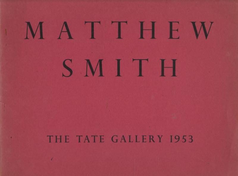 Matthew Smith : paintings from 1909 to 1952 cover