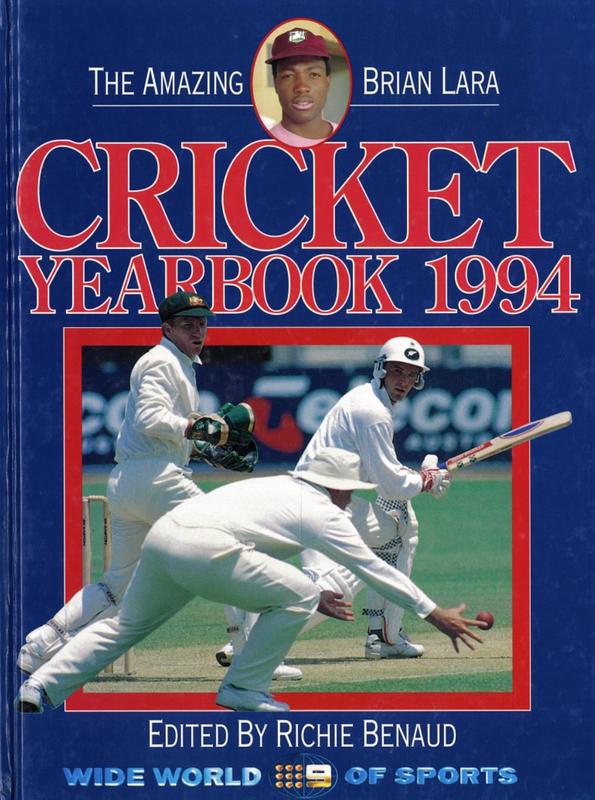 Cricket yearbook 1994 / edited by Richie Benaud cover