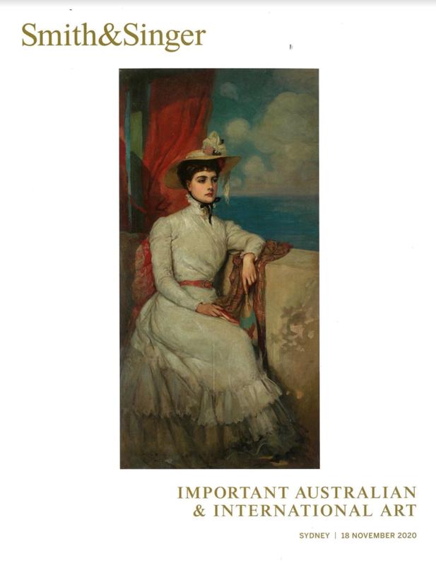 Important Australian & international art : auction in Sydney, 18 November 2020 / Smith & Singer cover