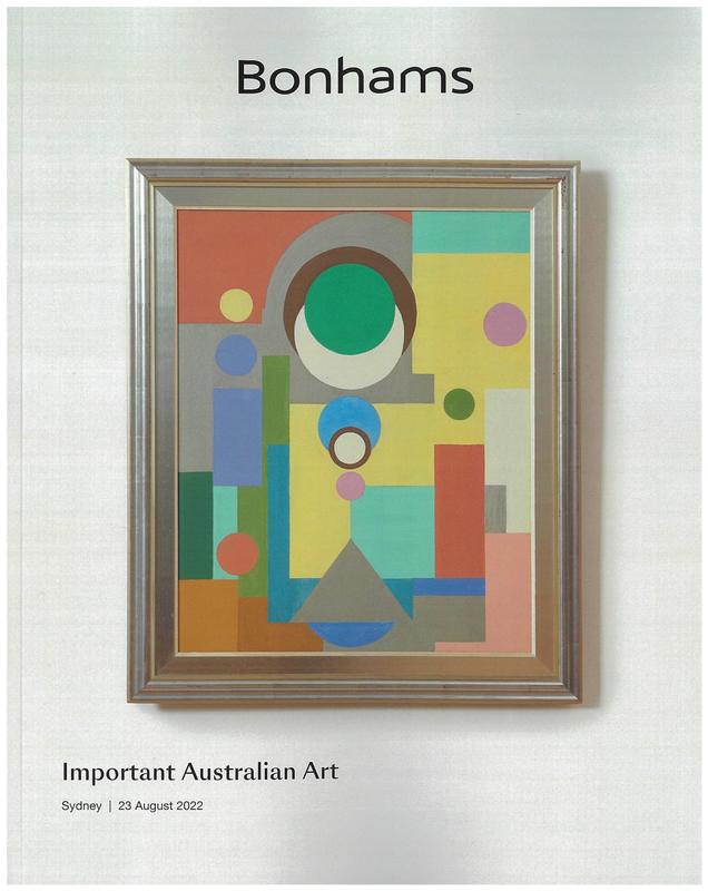 Important Australian art : Sydney, 23 August 2022 / Bonhams cover
