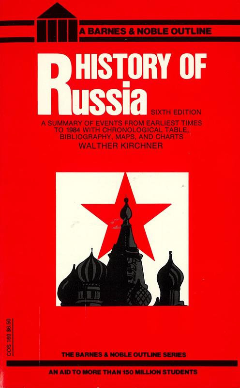 A history of Russia / by Walther Kirchner cover