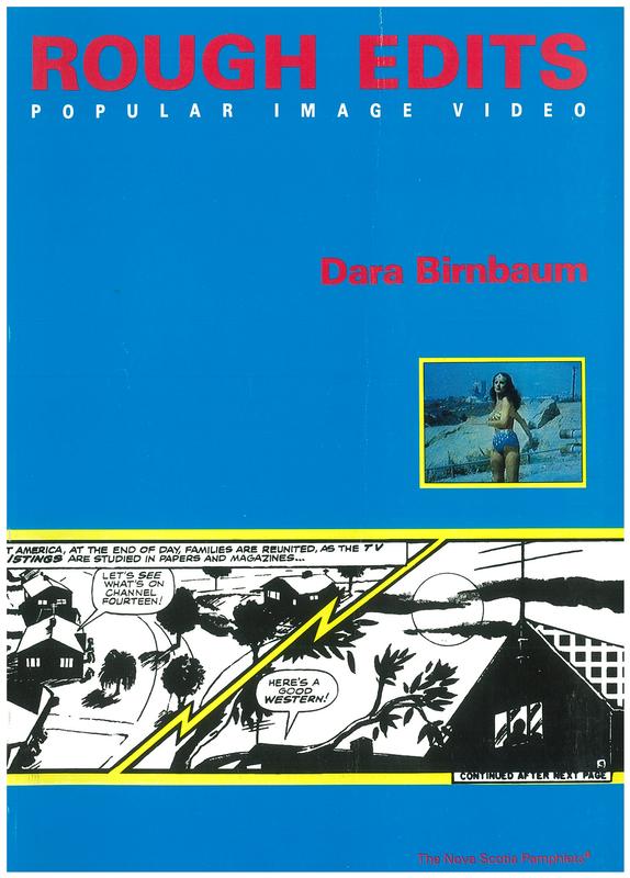 Rough edits : popular image video : works 1977-1980 / Dara Birnbaum cover