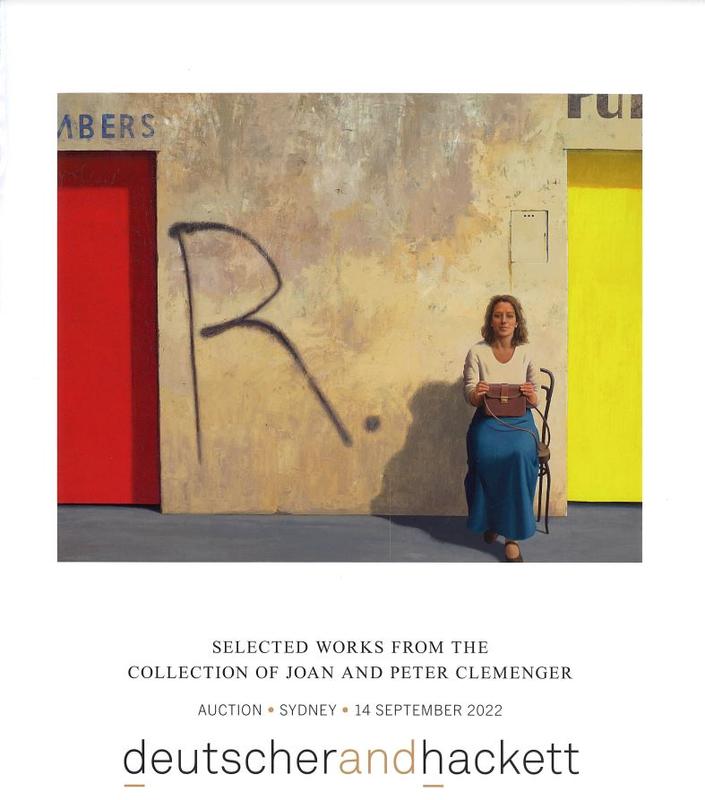 Selected works from the collection of Joan and Peter Clemenger, Melbourne : lots 1 - 4 / Deutscher and Hackett cover
