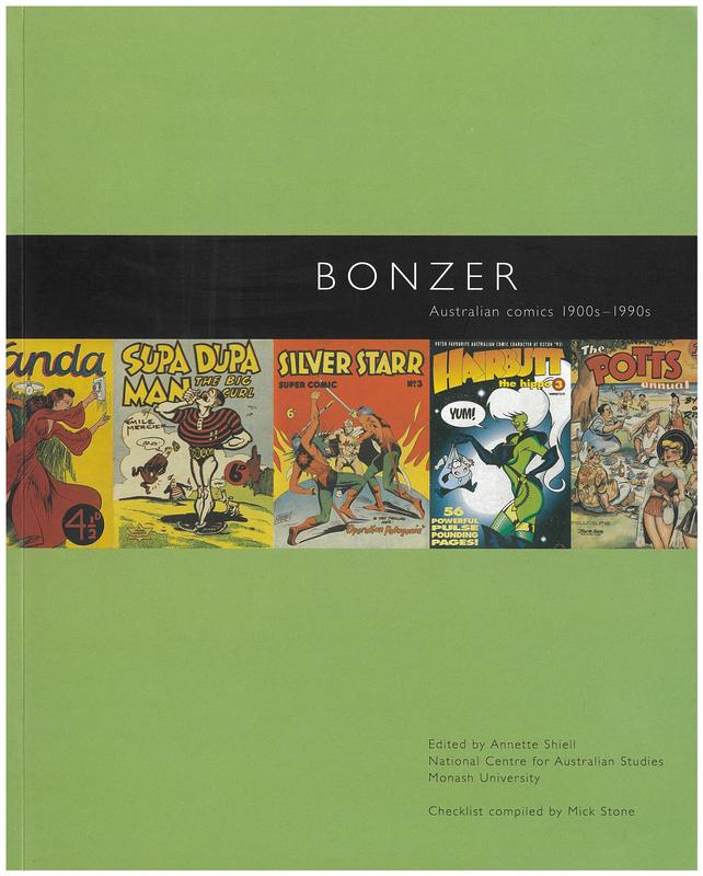 Bonzer : Australian comics 1900s-1990s cover