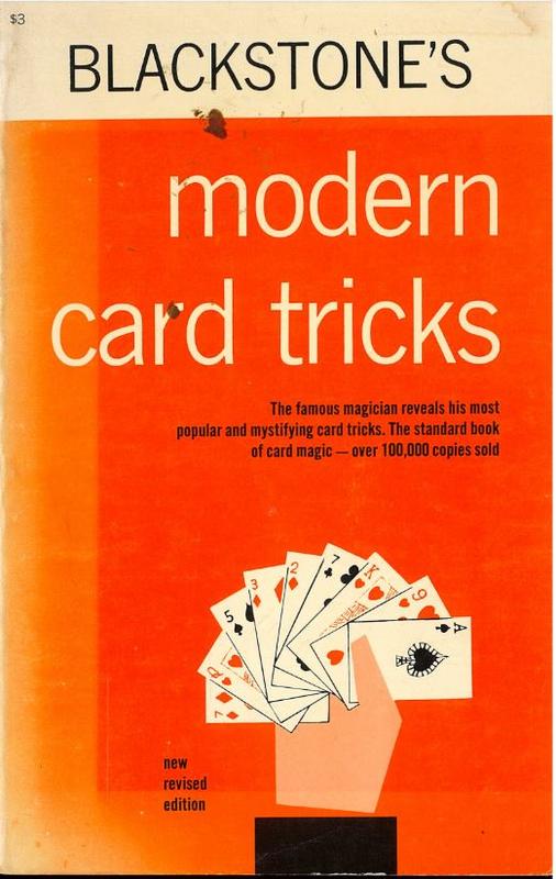Blackstone's modern card tricks / by Harry Blackstone cover
