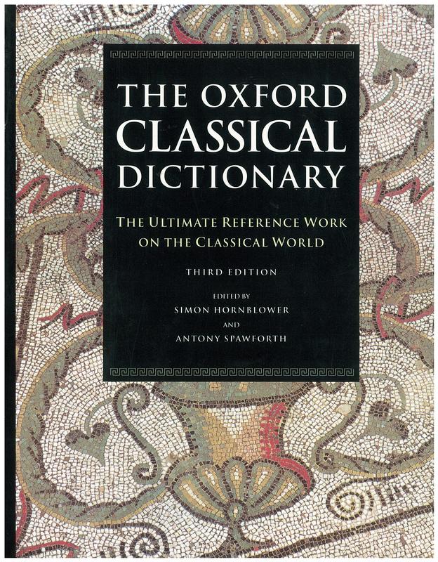 The Oxford Classical dictionary cover