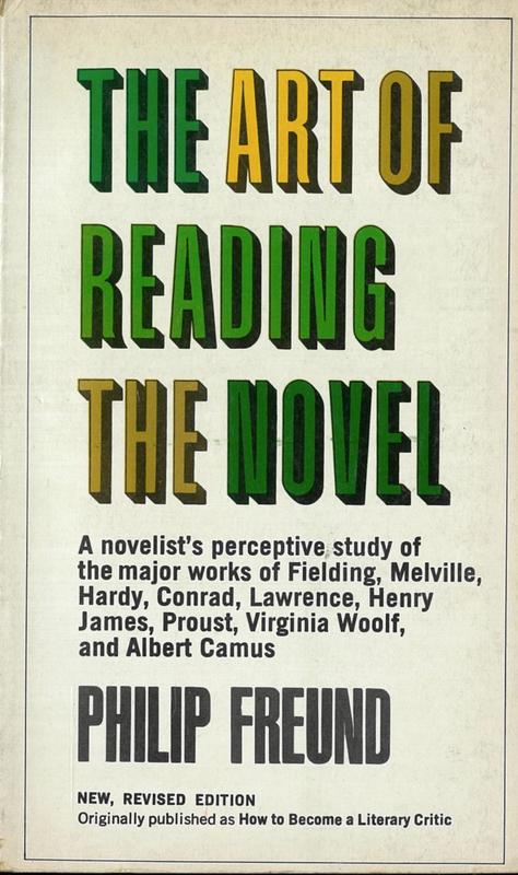 The art of reading the novel / Philip Freund cover