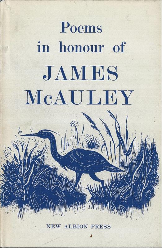 Poems in honour of James McAuley cover