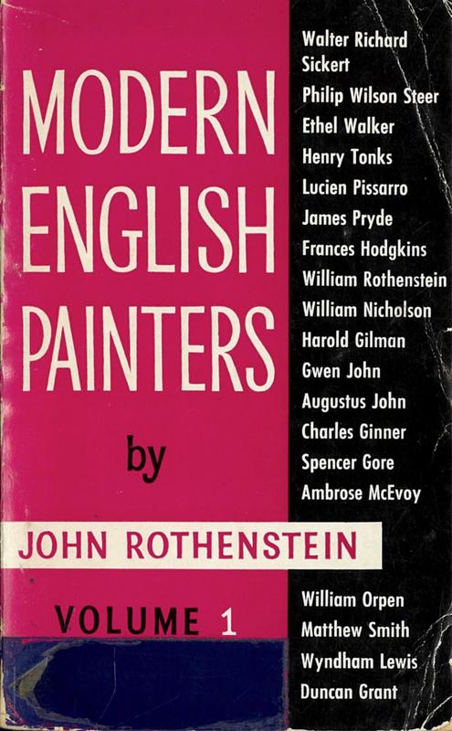 Modern English painters : volume one : Sickert to Grant / John Rothenstein cover