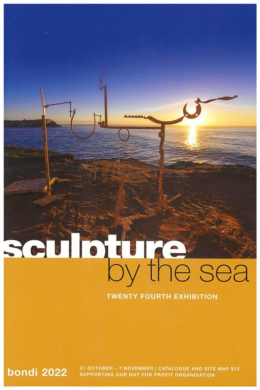 Sculpture by the sea : twenty fourth exhibition : Bondi, 2022 21 October-7 November : catalogue and site map cover