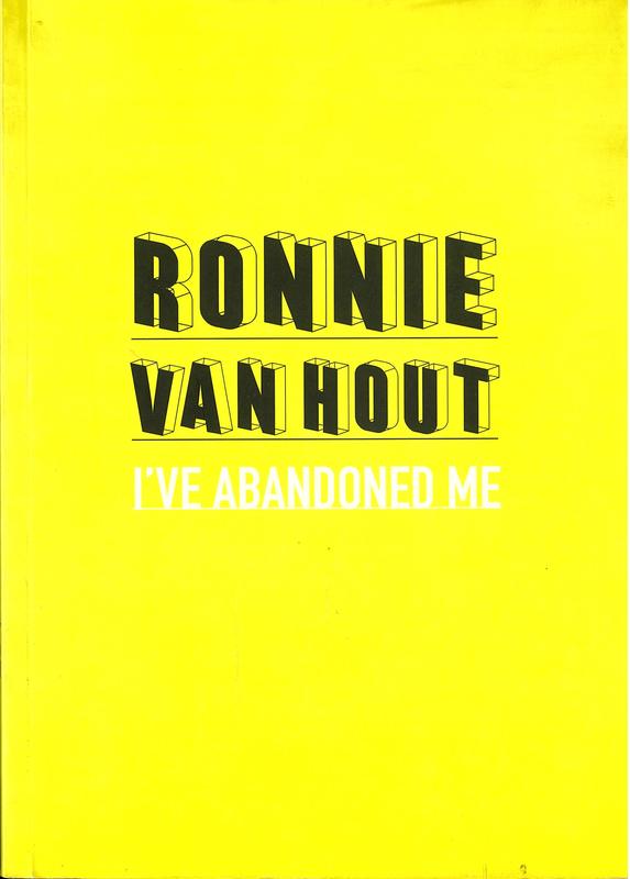 Ronnie van Hout : I've abandoned me / Justin Paton cover