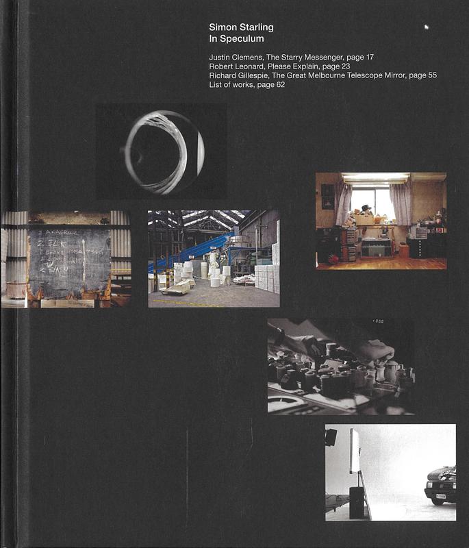 Simon Starling : in speculum cover