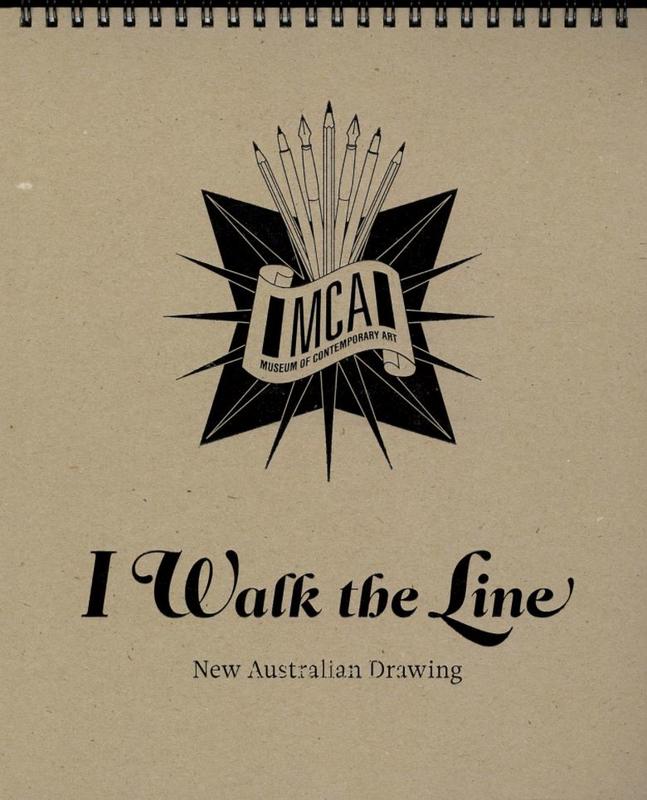 I walk the line : new Australian drawing cover