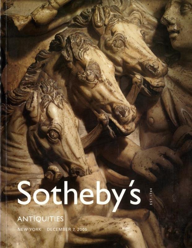 Egyptian, classical and western Asiatic antiquities : New York, Wednesday, December 7, 2005 / Sotheby's cover
