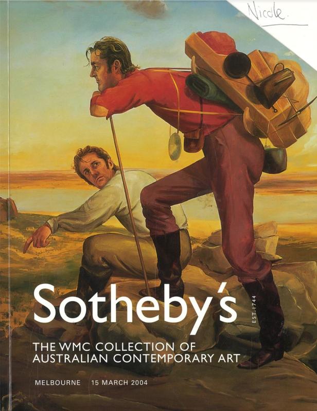 The WMC collection of Australian contemporary art : Melbourne, Monday March 15 2004 / Sotheby's cover