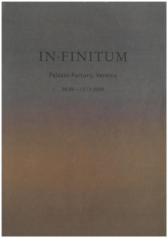 In-finitum : Palazzo Fortuny, Venezia, 06.06-15.11.2009 cover