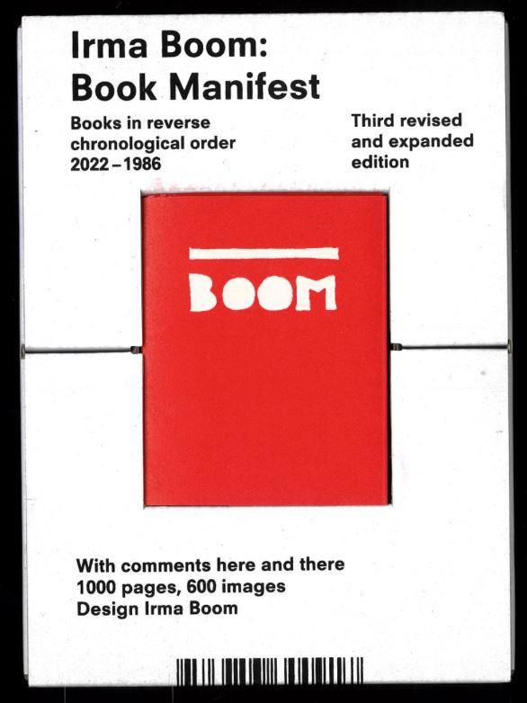 Irma Boom : book manifest cover