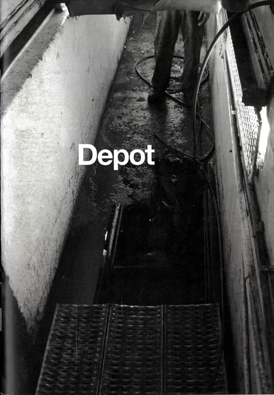 Depot : installations by 7 artists at the decommisioned Grenda's bus depot / writer, Geraldine Barlow cover