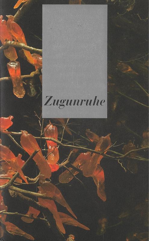 Zugunruhe : an installation by Rachel Berwick / curated by Jo-Ann Conklin cover