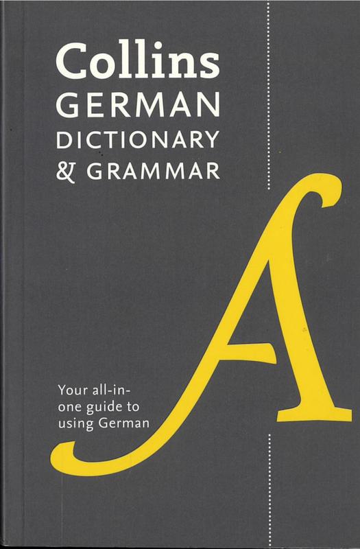 Collins German dictionary & grammar cover