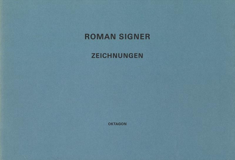 Roman Signer : Zeichnungen cover