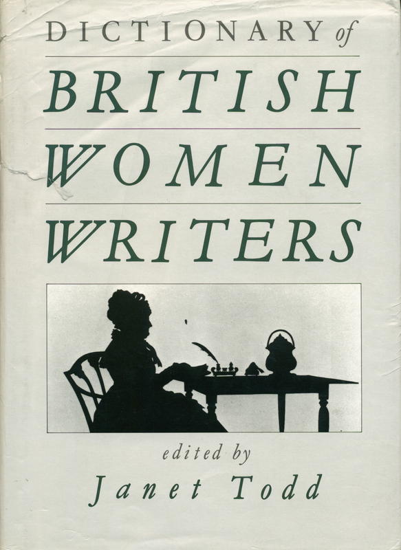 Dictionary of British women writers / edited by Janet Todd cover