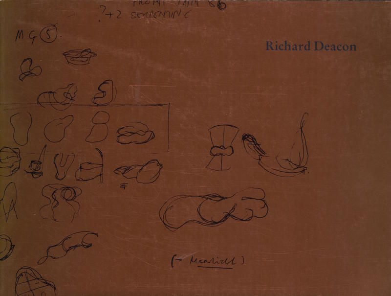 Richard Deacon : recent sculpture 1985-1987 cover