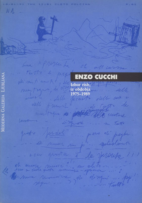 Enzo Cucchi : izbor risb, iz obdobja 1975-1989 cover
