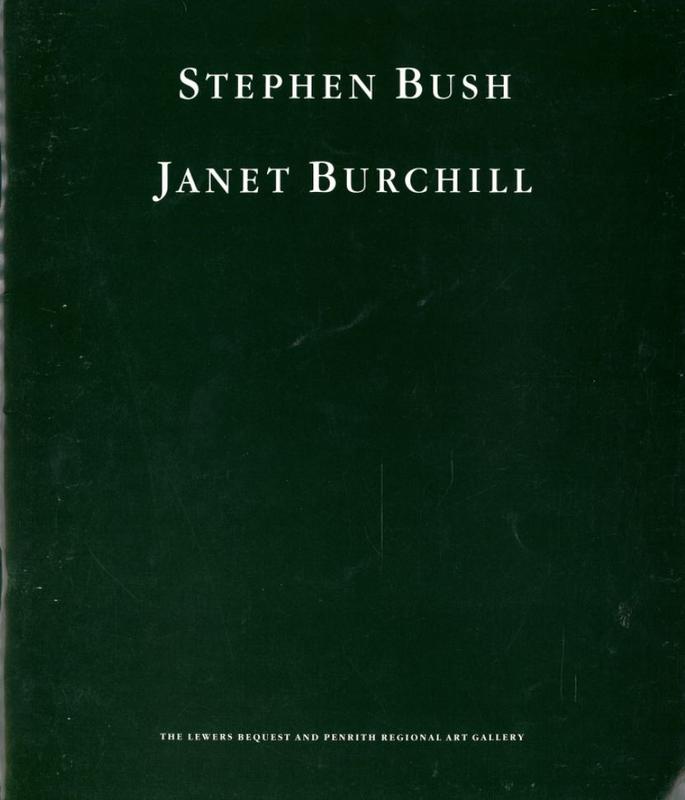 Stephen Bush, Janet Burchill / curator, Peter Cripps cover
