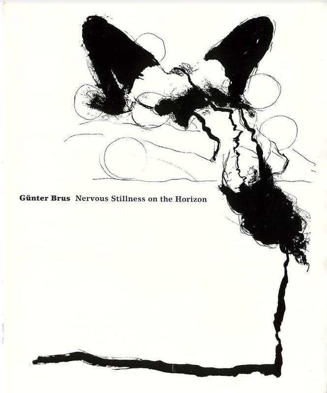Gunter Brus : nervous stillness on the horizon cover