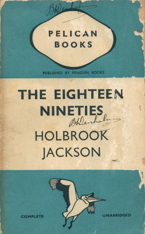 The eighteen nineties / by Holbrook Jackson cover