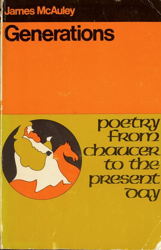 Generations : poetry from Chaucer to the present day / James McAuley cover