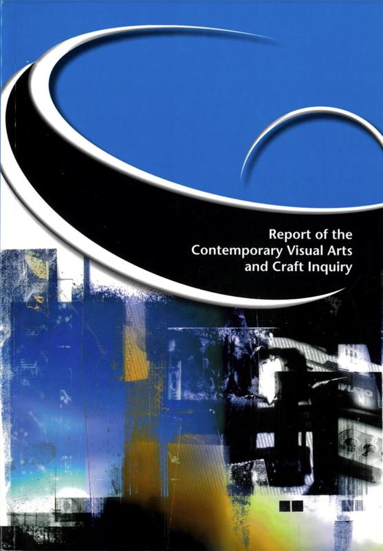 Report of the Contemporary Visual Arts and Craft Inquiry cover