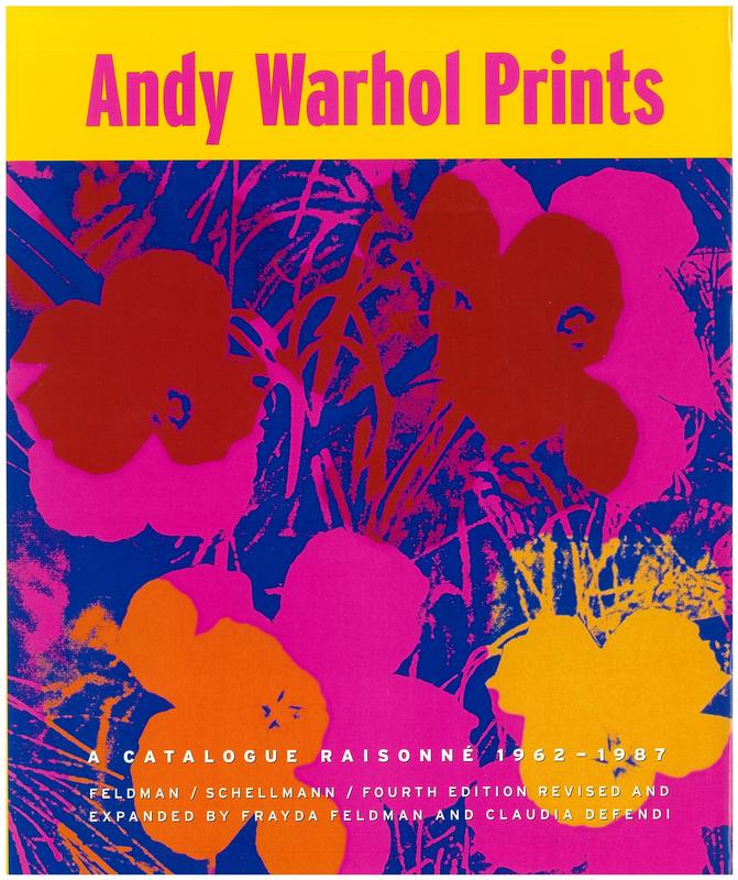 Andy Warhol prints : a catalogue raisonne 1962-1987 cover