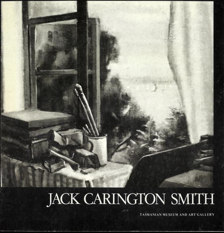 Jack Carington Smith / Tasmanian Museum and Art Gallery cover