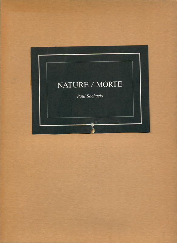 Paul Sochacki : nature / morte cover