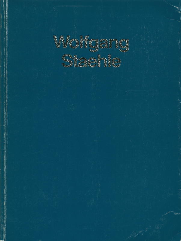 Wolfgang Staehle / editor, Ulrike Lehmann cover