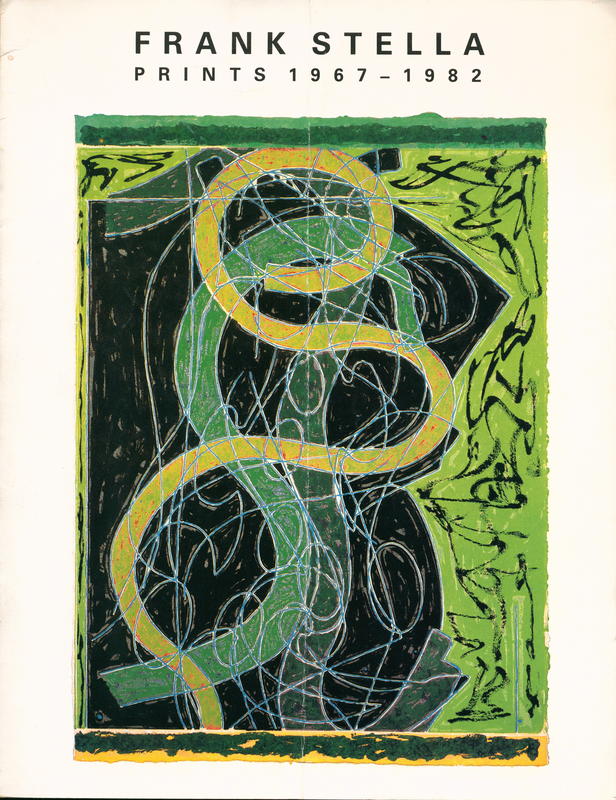 Frank Stella : prints 1967-1982 cover