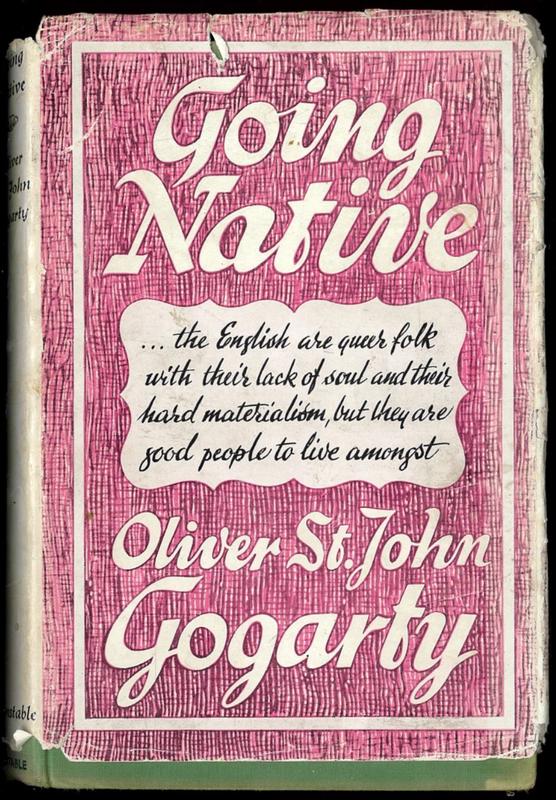 Going native / Oliver St John Gogarty cover
